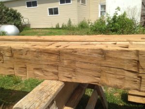 hand hewn beam