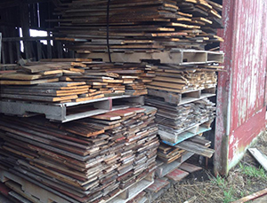 Pallets of crafter boards
